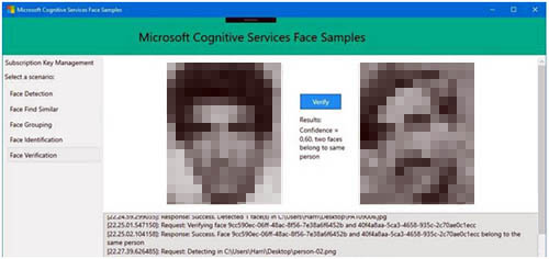 Microsoft Cognitive Services platform test capture